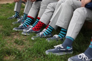 All the socks the guys wore, including Ben and myself. 